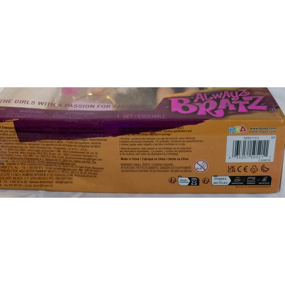 Alwayz Bratz Yasmin Fashion Doll 10 Accessories Poster MGA New in Box